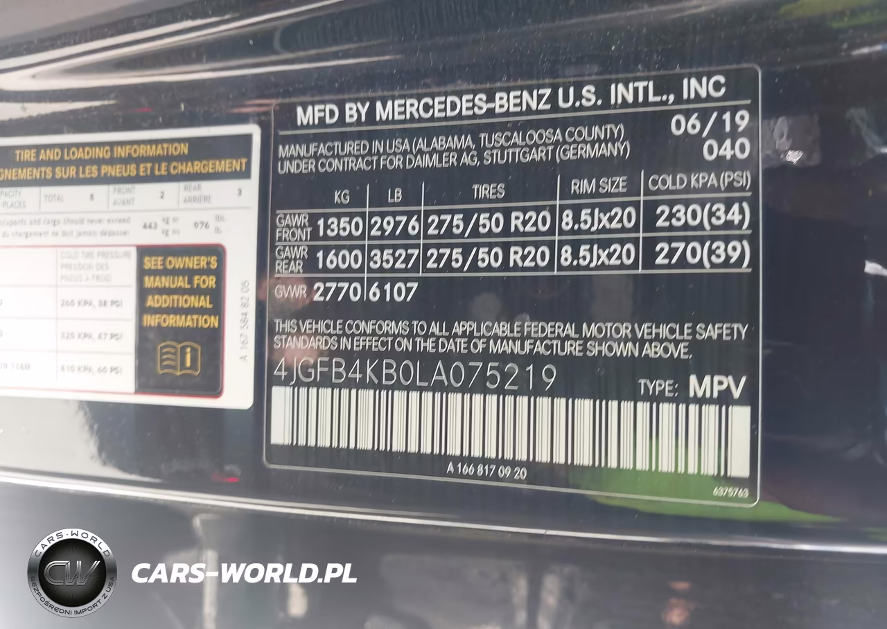 2020 Mercedes-Benz Gle 350 4Matic VIN:4JGFB4KB0LA075219 - 9