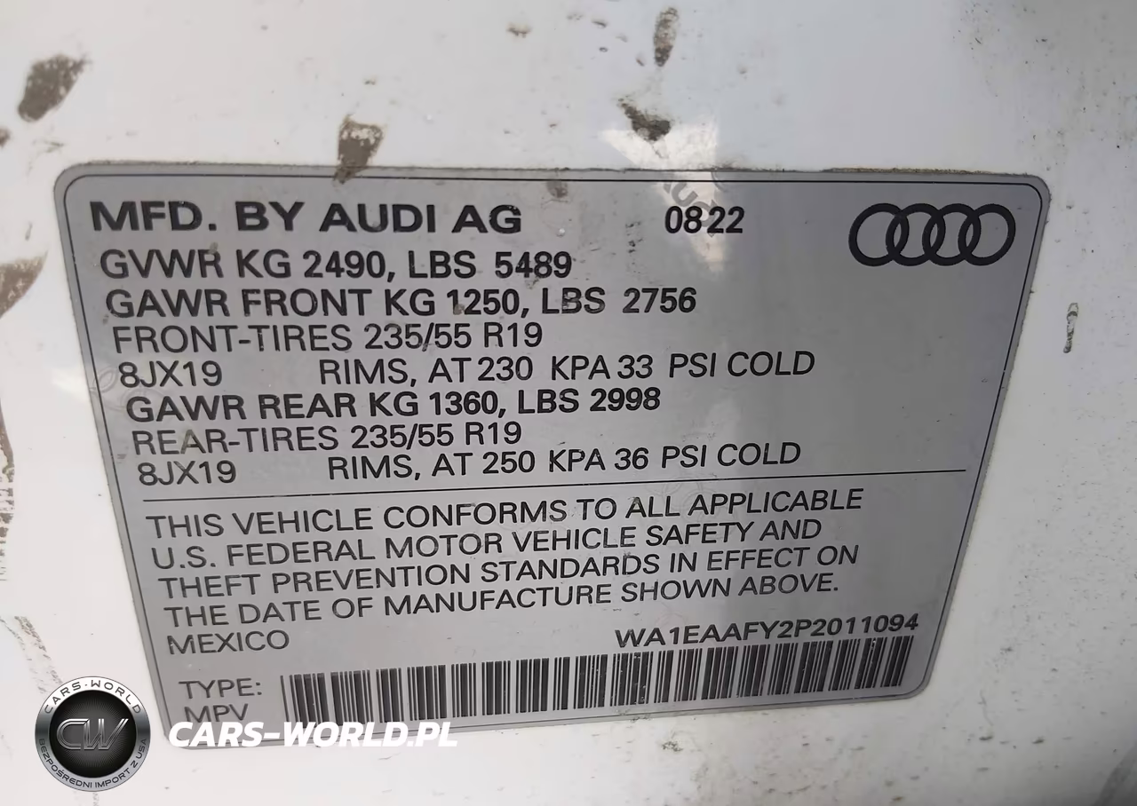 2023 Audi Q5 Premium Plus 45 Tfsi S Line Quattro VIN:WA1EAAFY2P2011094 - 9