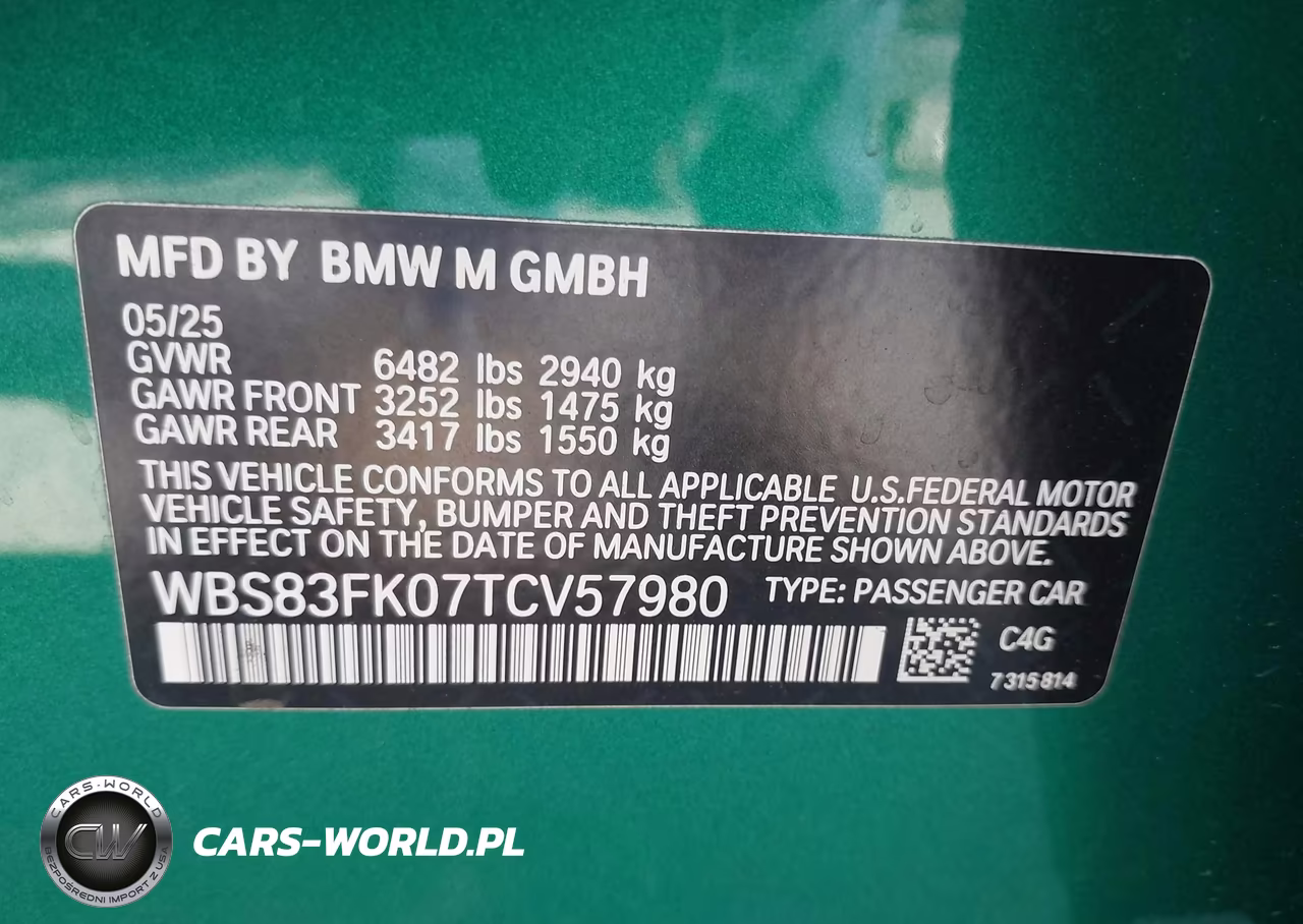 2026 BMW M5 VIN:WBS83FK07TCV57980 - 9