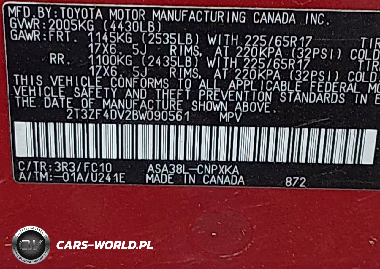 2011 Toyota Rav4 VIN:2T3ZF4DV2BW090561 - 9