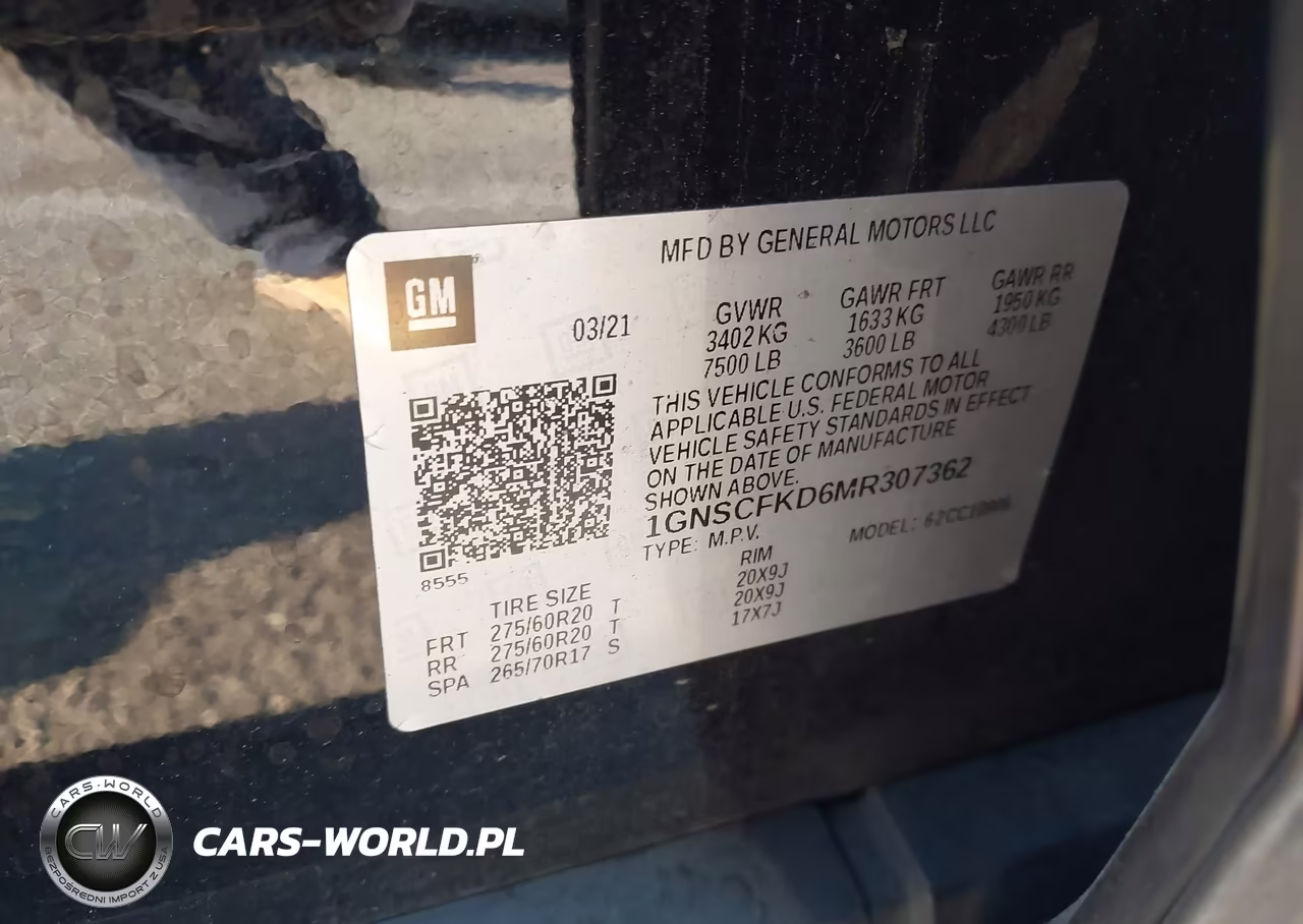 2021 Chevrolet Suburban 2Wd Premier VIN:1GNSCFKD6MR307362 - 9