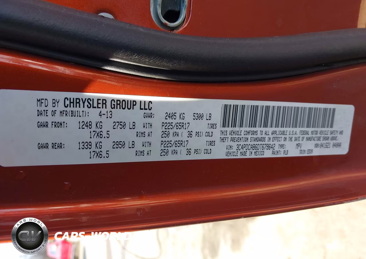 2013 Dodge Journey Se VIN:3C4PDCAB6DT679642 - 9