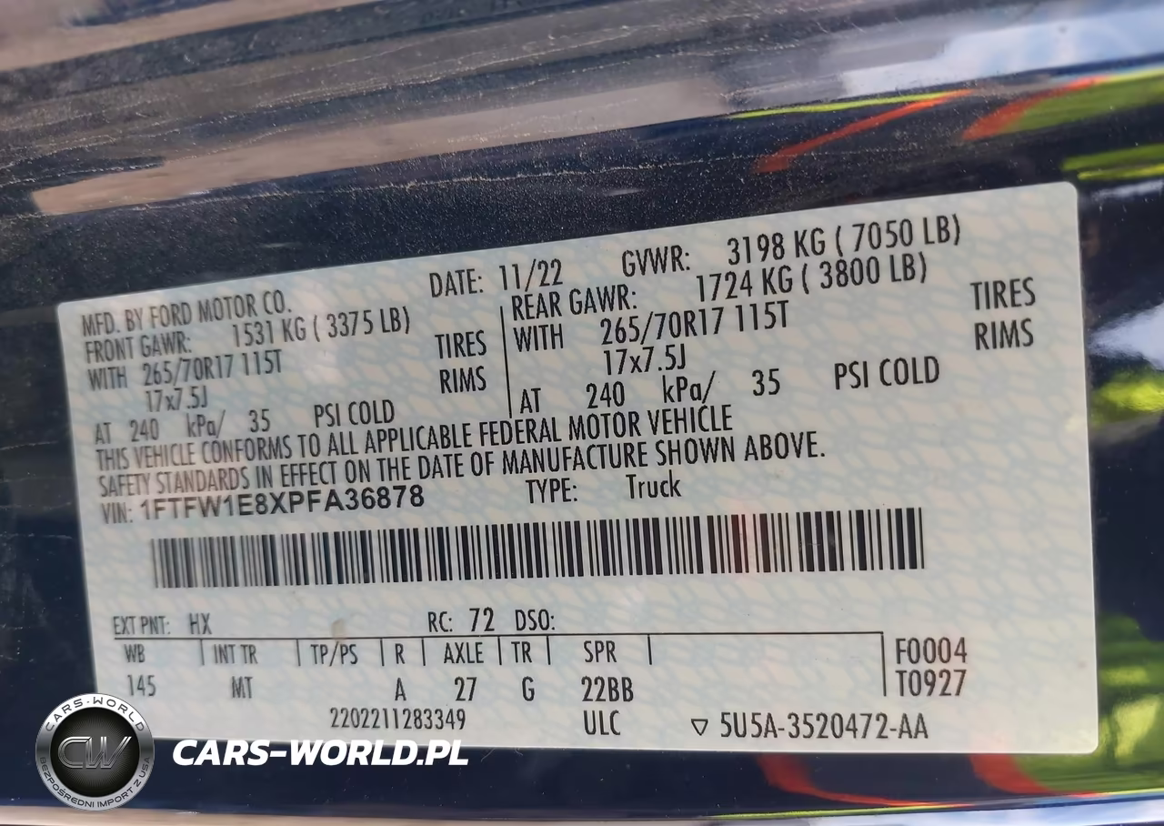 2023 Ford F-150 Xlt VIN:1FTFW1E8XPFA36878 - 9