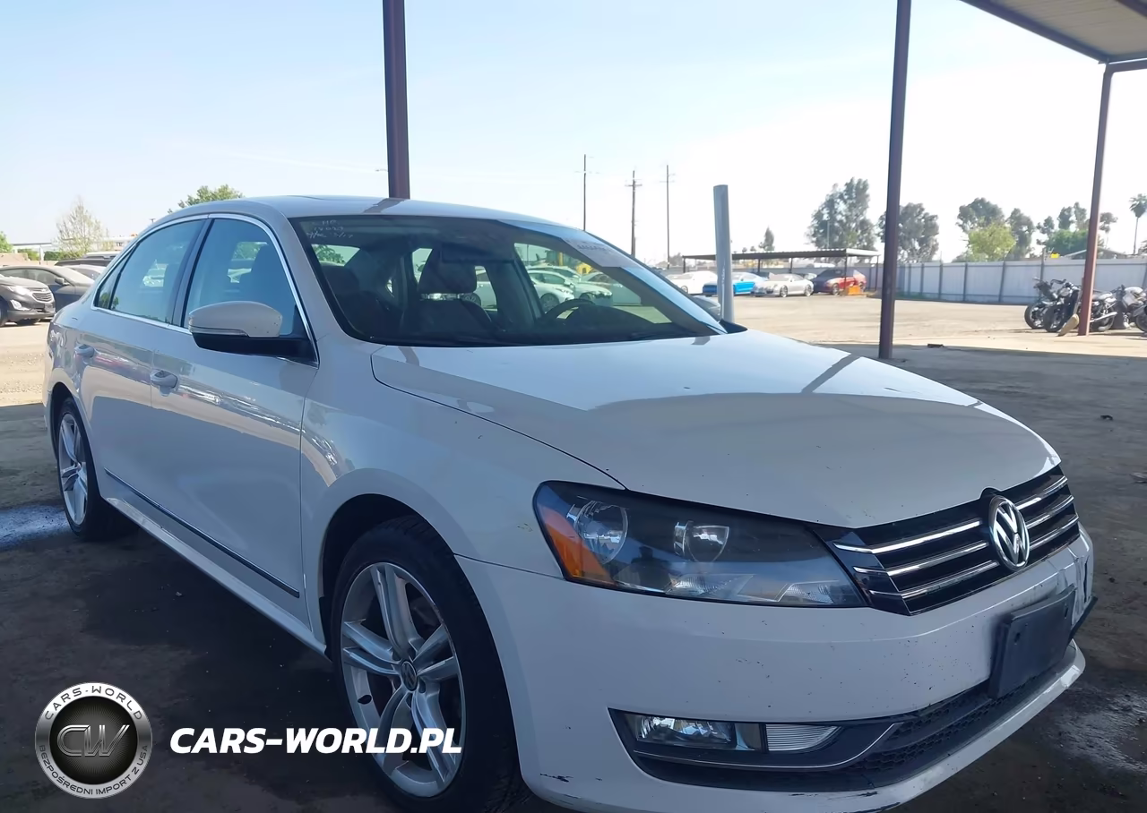 2014 Volkswagen Passat 2.0L Tdi Se VIN:1VWBN7A33EC109180 - 1