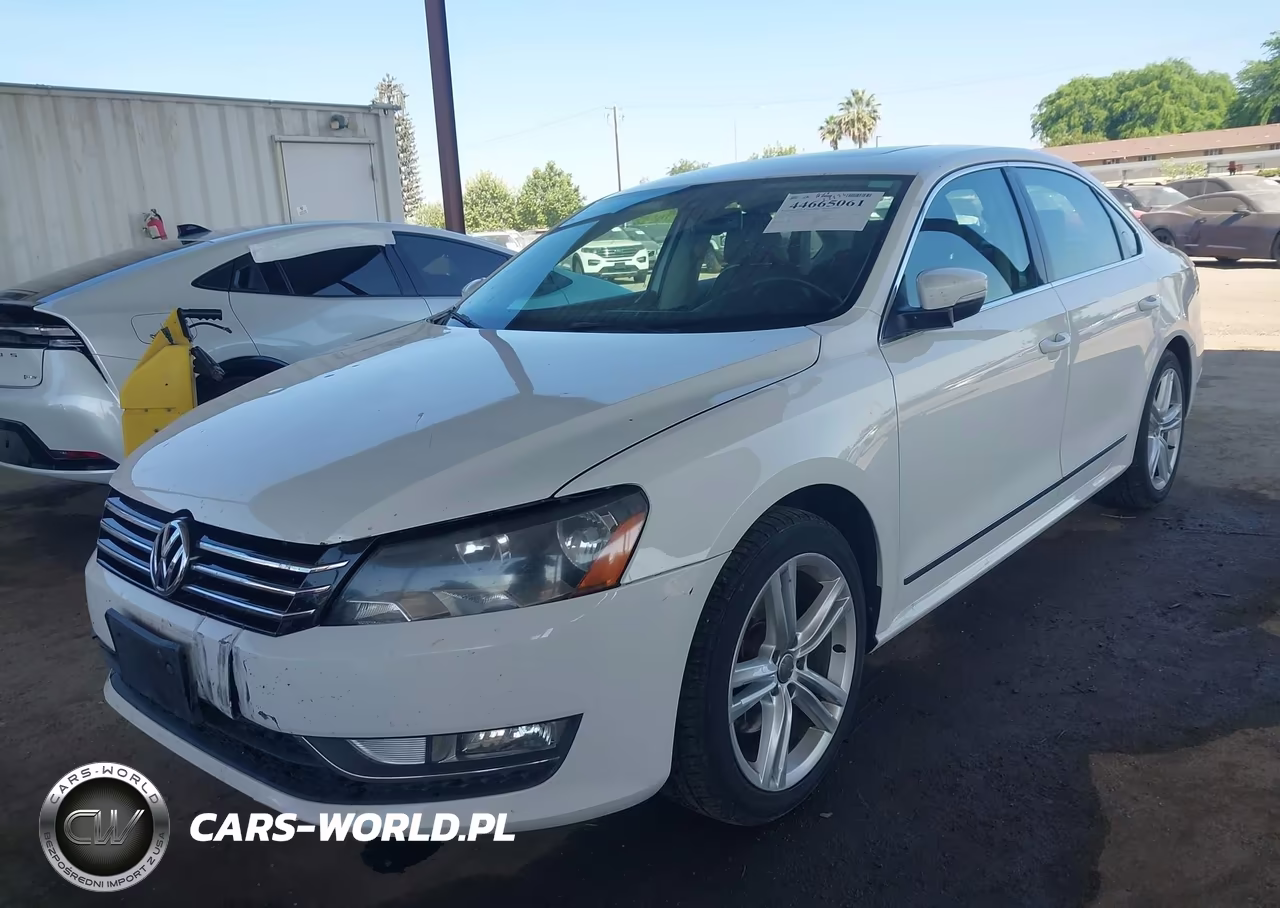 2014 Volkswagen Passat 2.0L Tdi Se VIN:1VWBN7A33EC109180 - 2