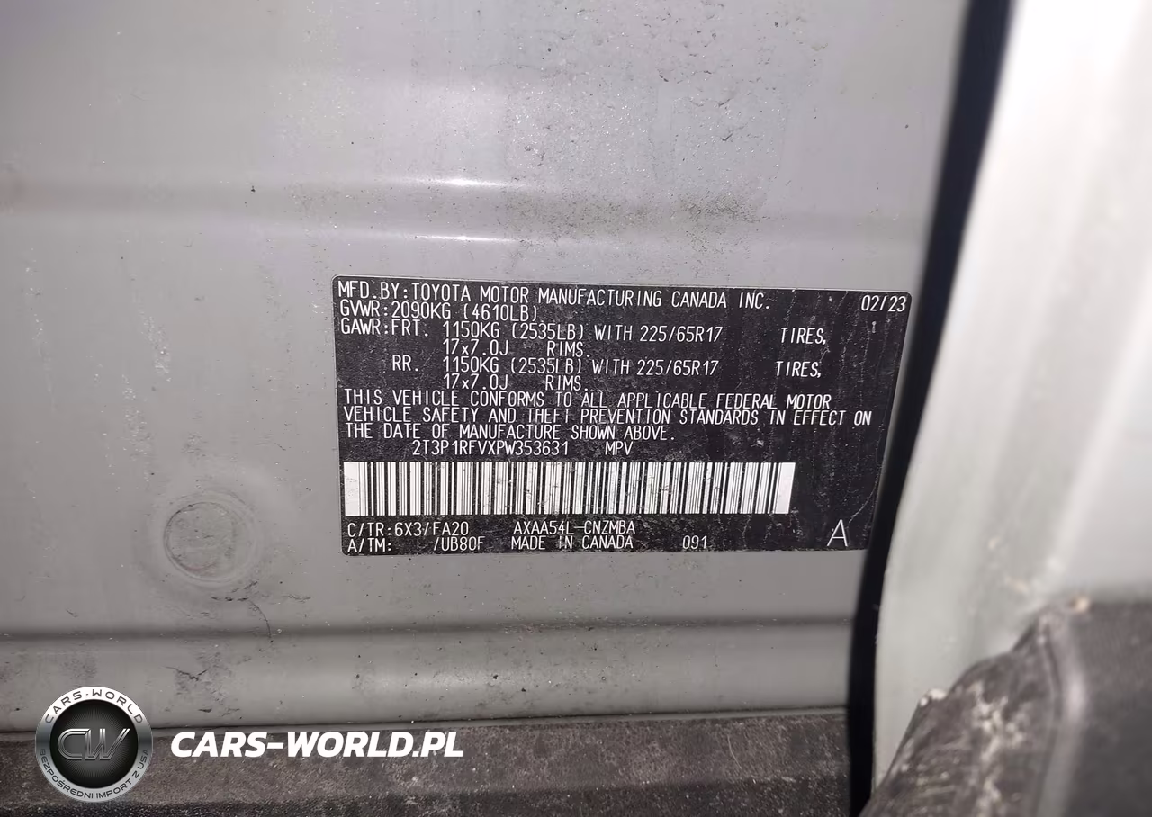 2023 Toyota Rav4 Xle VIN:2T3P1RFVXPW353631 - 9