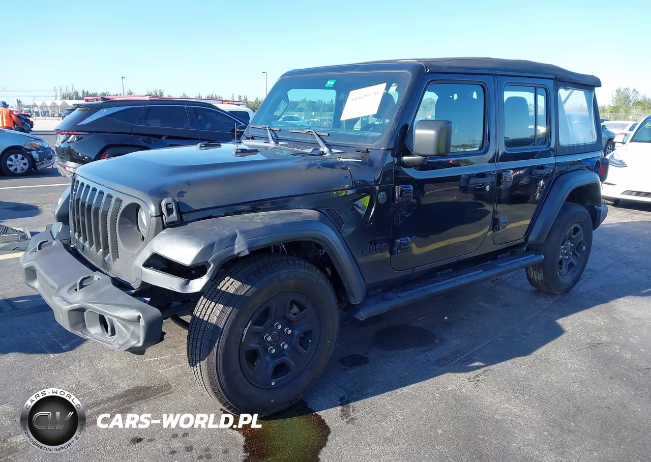 2022 Jeep Wrangler Unlimited Sport 4X4 VIN:1C4HJXDG4NW180166 - 2
