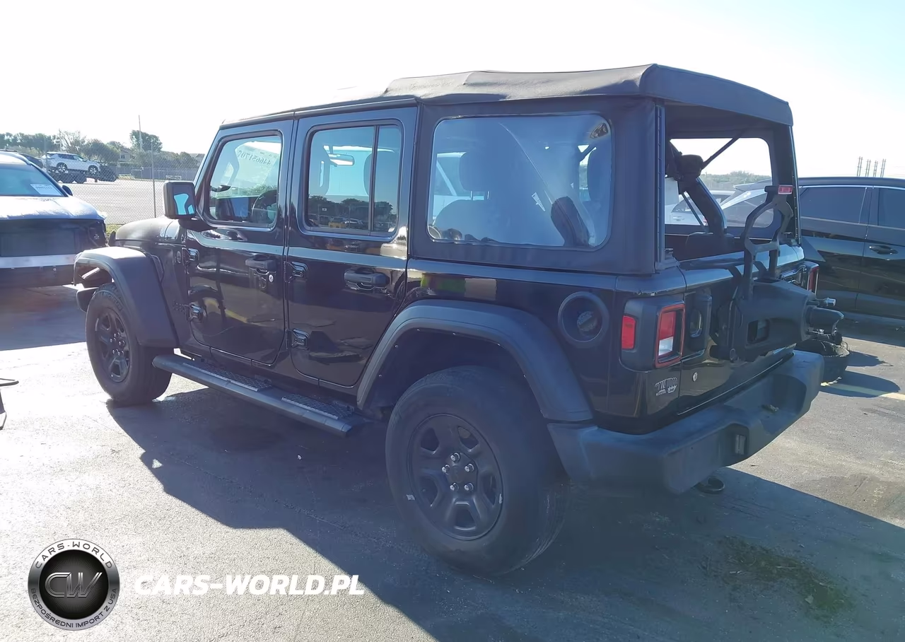 2022 Jeep Wrangler Unlimited Sport 4X4 VIN:1C4HJXDG4NW180166 - 3