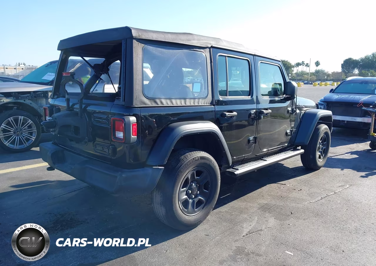 2022 Jeep Wrangler Unlimited Sport 4X4 VIN:1C4HJXDG4NW180166 - 4