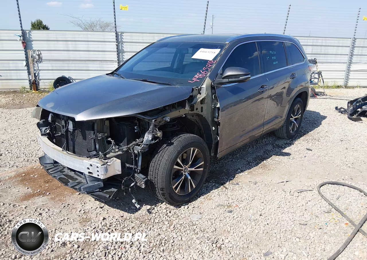 2016 Toyota Highlander Xle V6 VIN:5TDKKRFH7GS164714 - 2