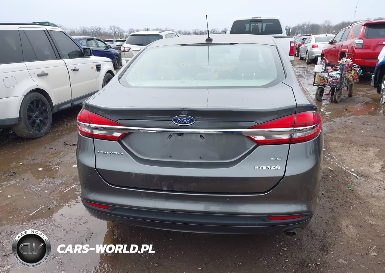 2018 Ford Fusion Hybrid Se VIN:3FA6P0LU3JR152074 - 16