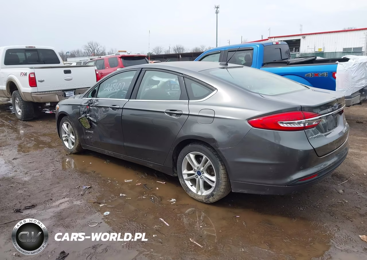 2018 Ford Fusion Hybrid Se VIN:3FA6P0LU3JR152074 - 3