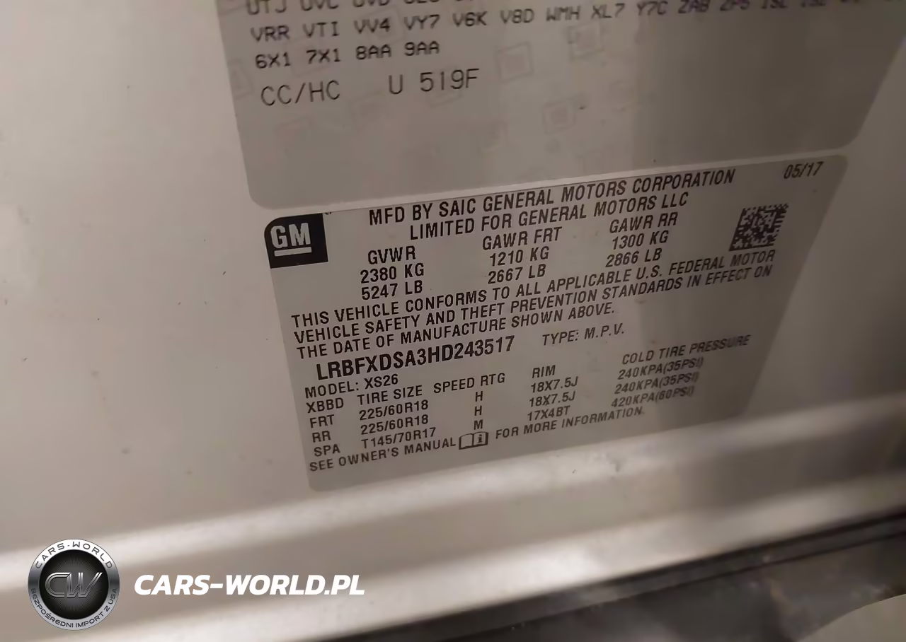2017 Buick Envision Essence VIN:LRBFXDSA3HD243517 - 9