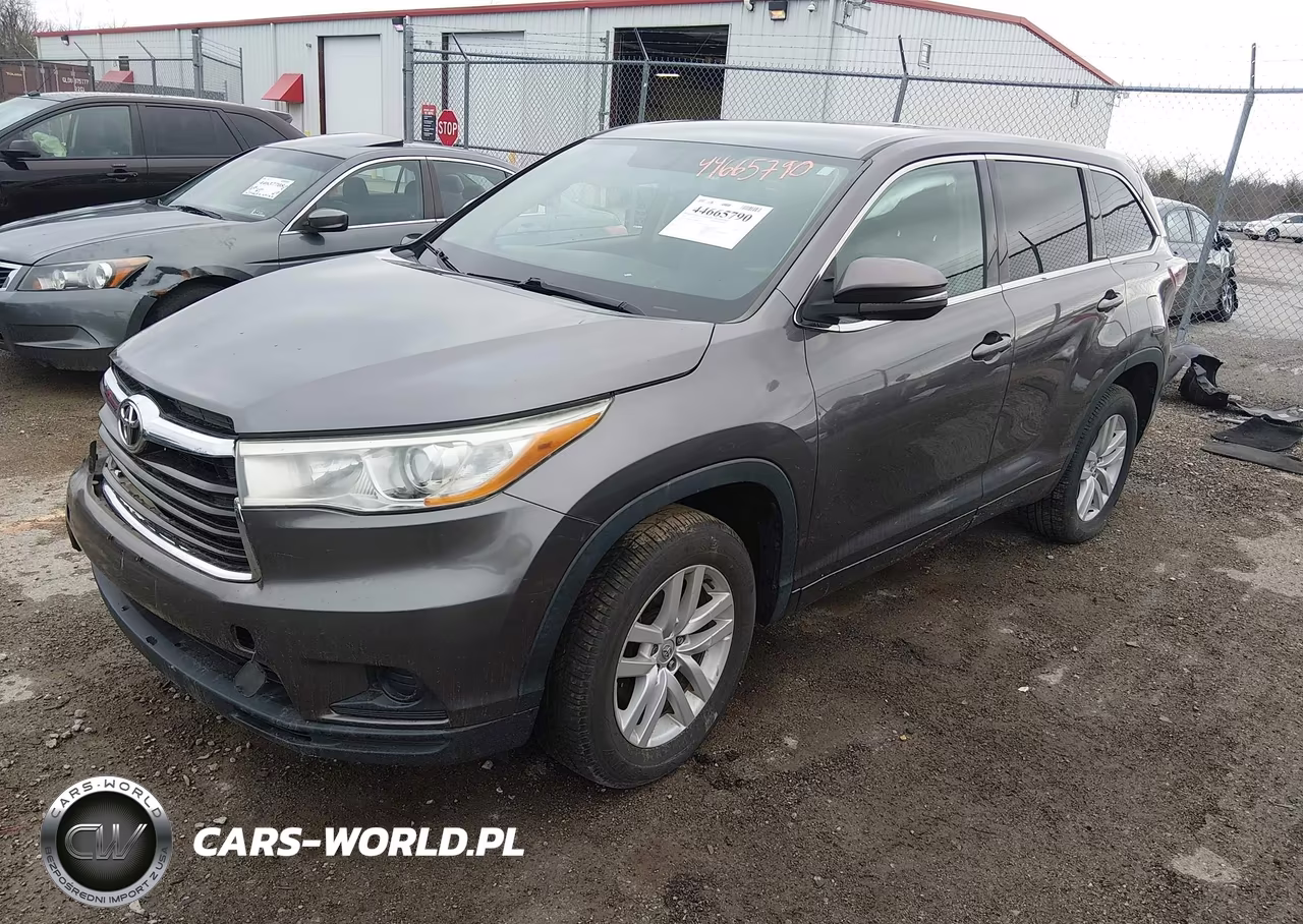 2014 Toyota Highlander Le VIN:5TDZARFH0ES008609 - 2