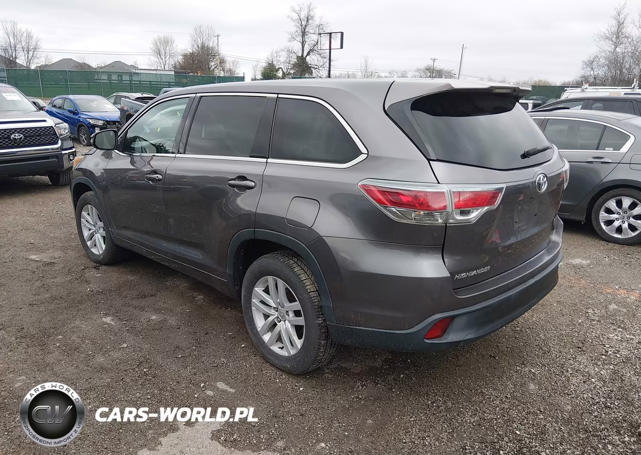 2014 Toyota Highlander Le VIN:5TDZARFH0ES008609 - 3