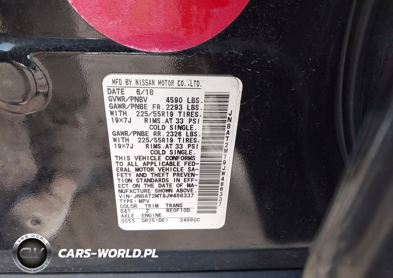 2018 Nissan Rogue Sl VIN:JN8AT2MT9JW486337 - 9