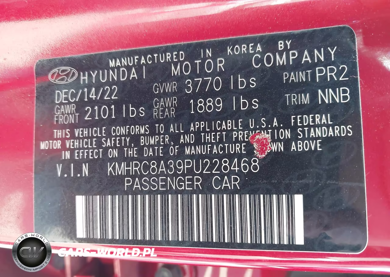 2023 Hyundai Venue Limited VIN:KMHRC8A39PU228468 - 9