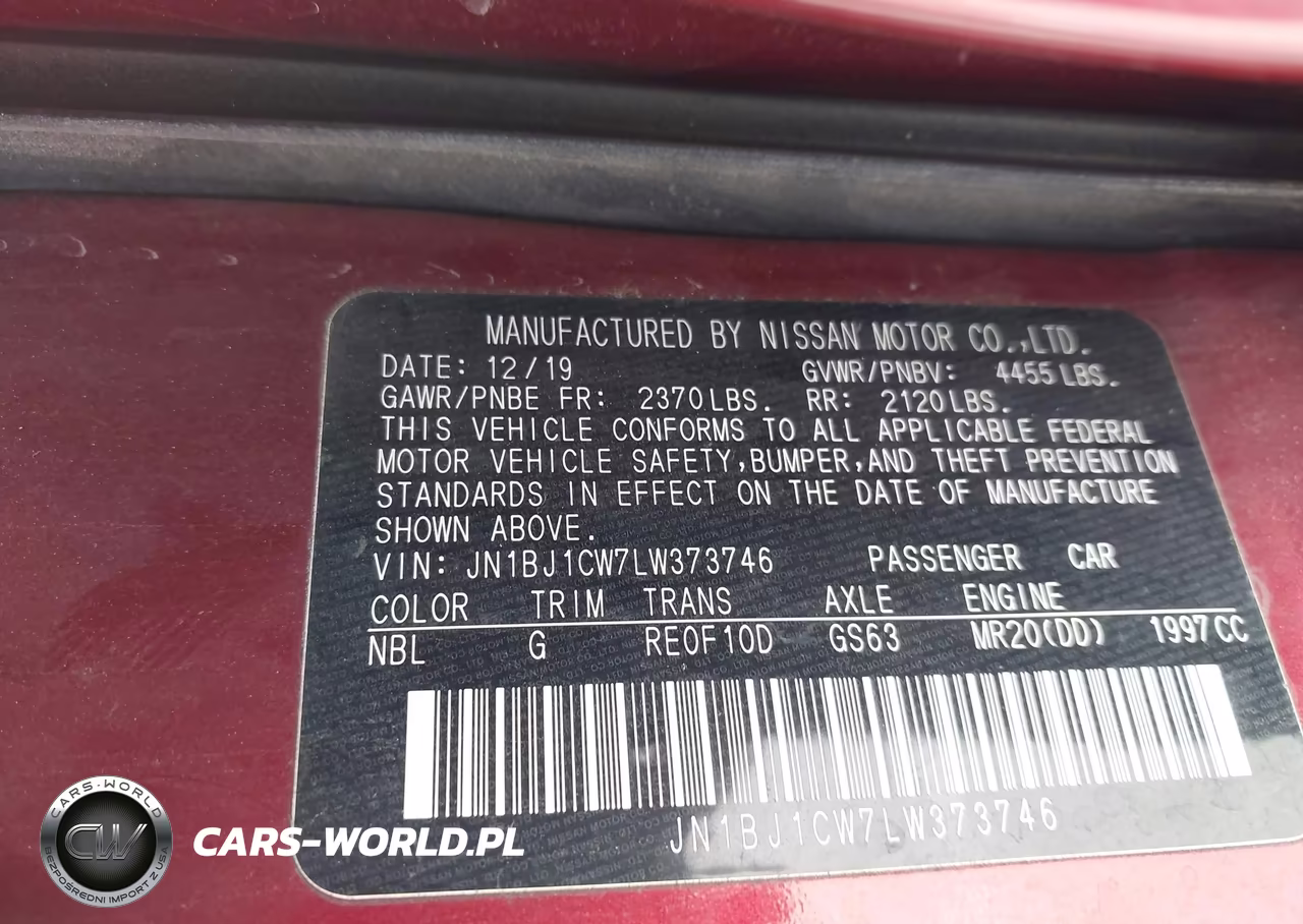 2020 Nissan Rogue Sport Sv Awd Xtronic Cvt VIN:JN1BJ1CW7LW373746 - 9