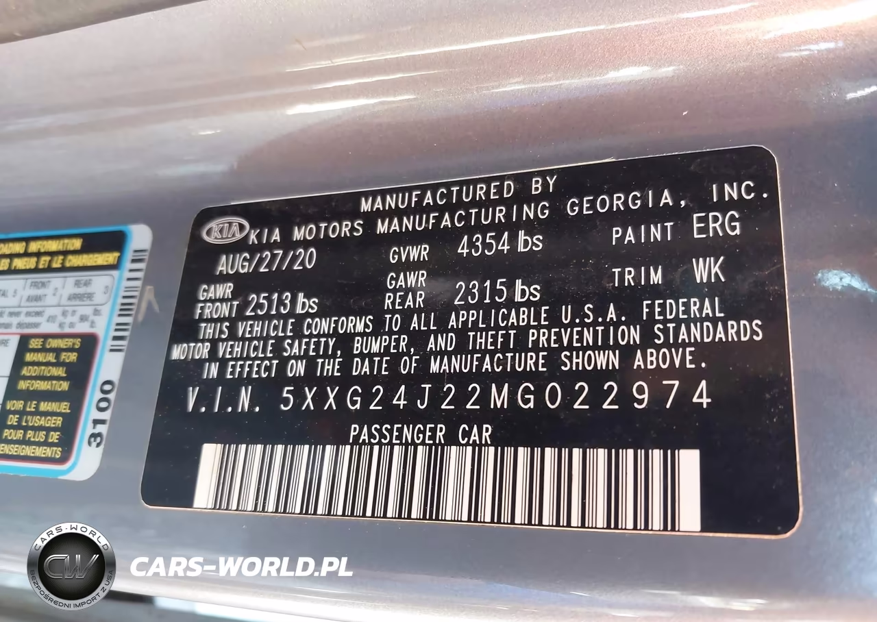 2021 Kia K5 Lx VIN:5XXG24J22MG022974 - 9