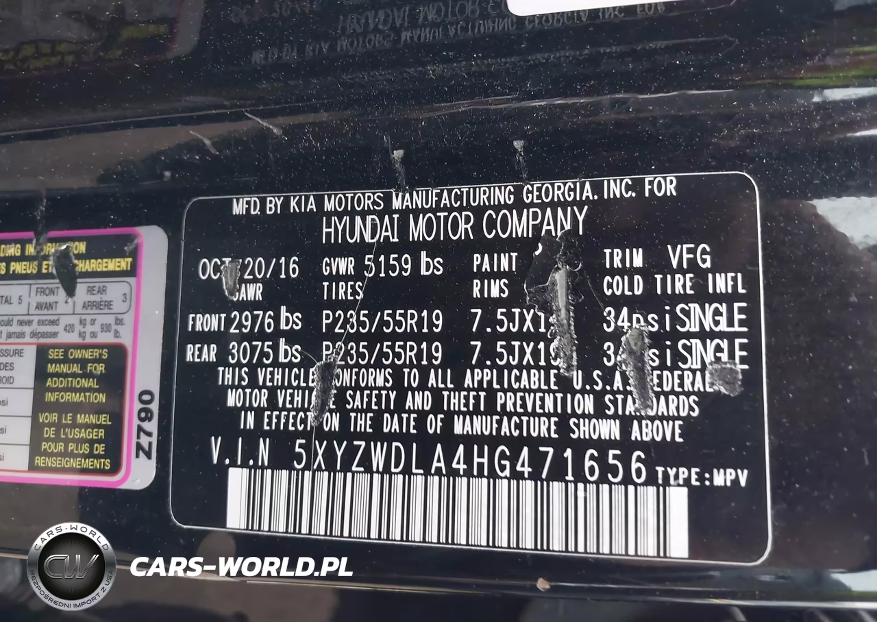 2017 Hyundai Santa Fe Sport 2.0T Ultimate VIN:5XYZWDLA4HG471656 - 9