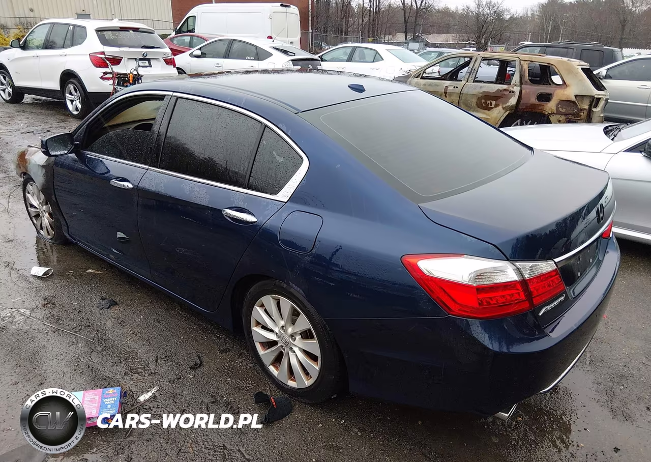 2015 Honda Accord Ex-L V-6 VIN:1HGCR3F82FA007604 - 3