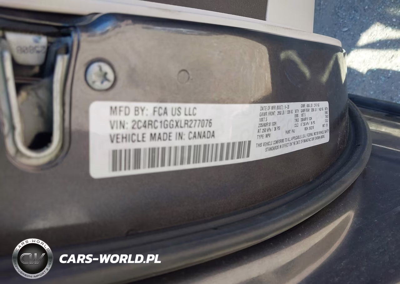 2020 Chrysler Pacifica Limited VIN:2C4RC1GGXLR277076 - 9