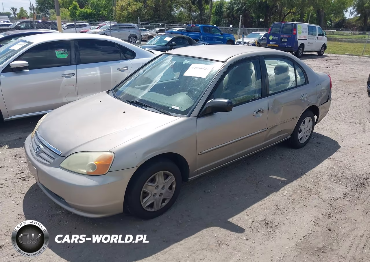 2003 Honda Civic Lx VIN:2HGES16593H529926 - 2