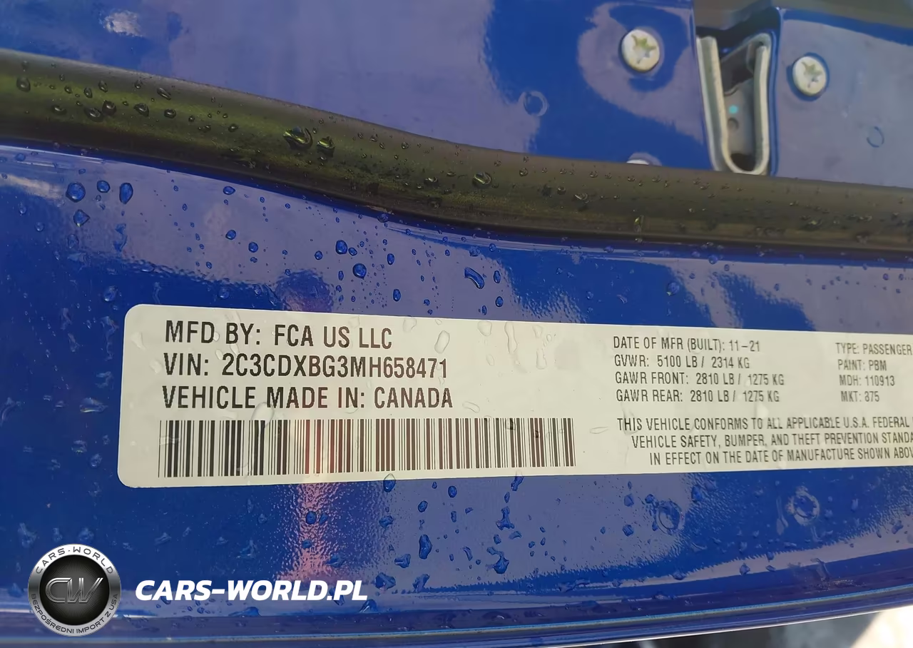 2021 Dodge Charger Sxt Rwd VIN:2C3CDXBG3MH658471 - 9