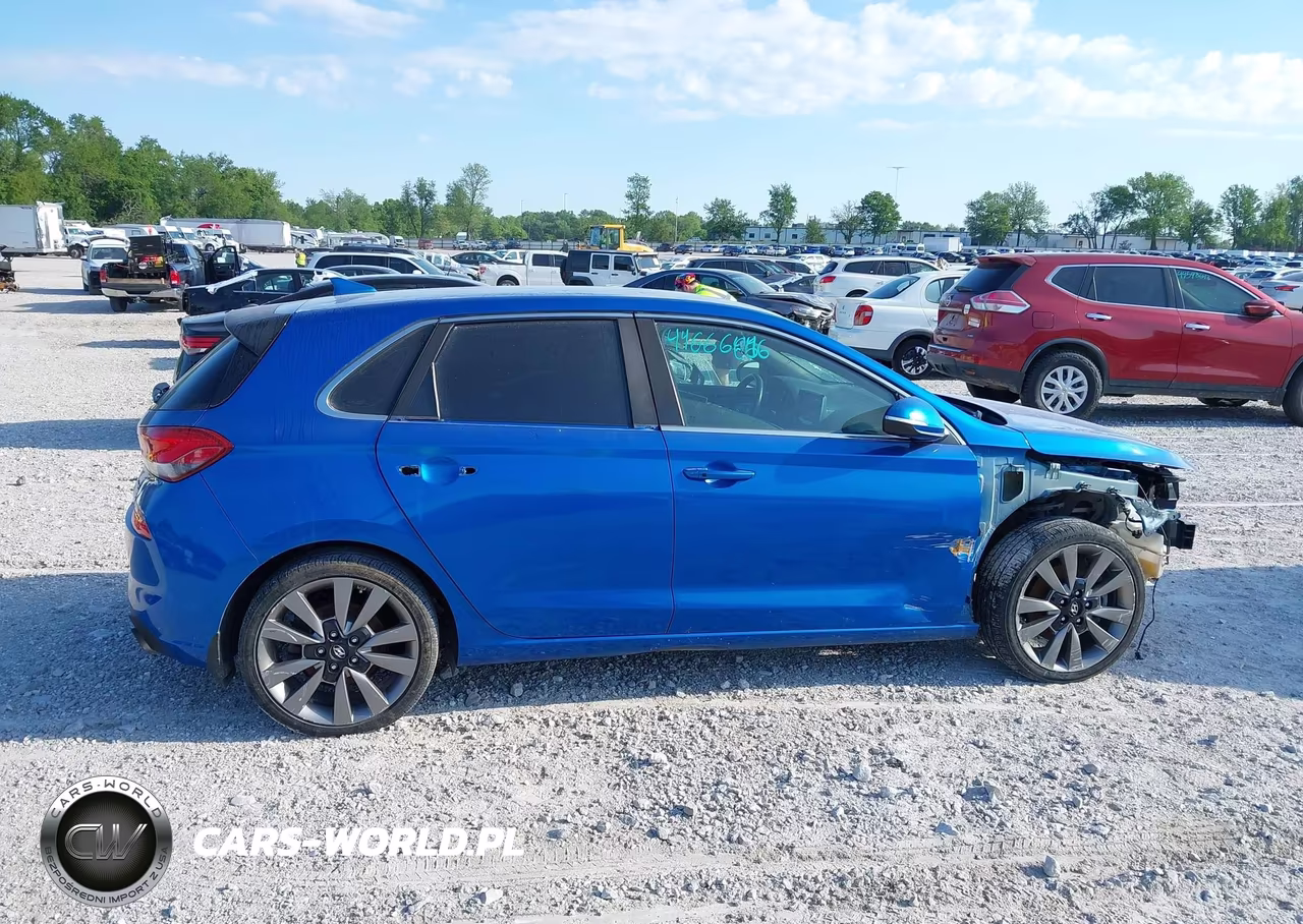 2018 Hyundai Elantra Gt Sport VIN:KMHH55LC2JU047592 - 14