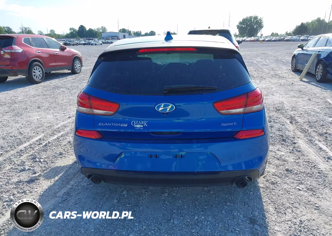 2018 Hyundai Elantra Gt Sport VIN:KMHH55LC2JU047592 - 17