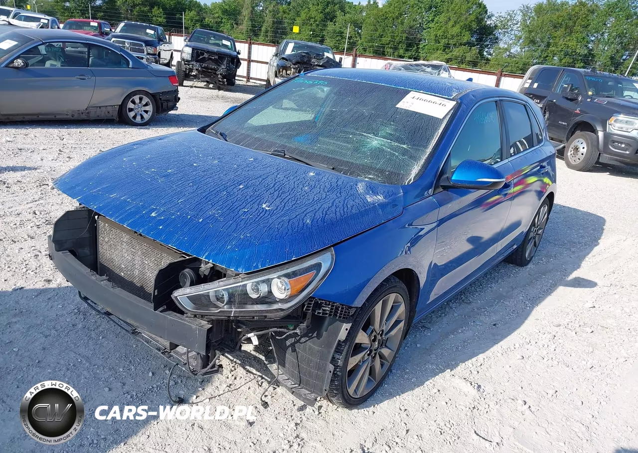 2018 Hyundai Elantra Gt Sport VIN:KMHH55LC2JU047592 - 2