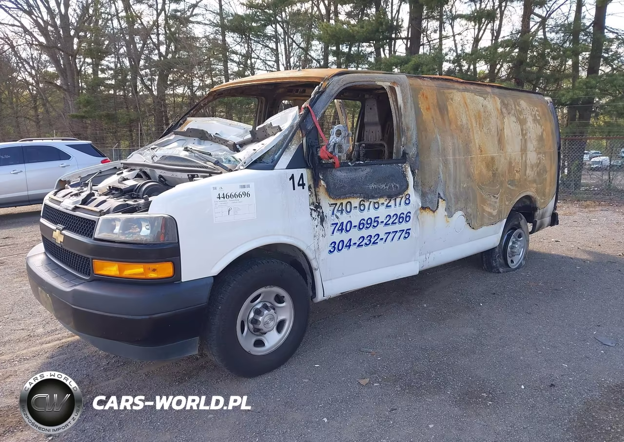 2020 Chevrolet Express Cargo Rwd 2500 Regular Wheelbase Wt VIN:1GCWGAFG7L1151772 - 2