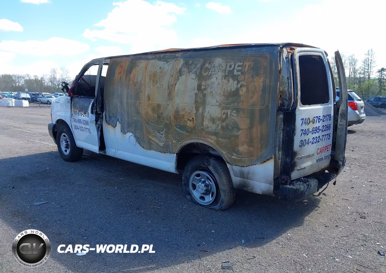 2020 Chevrolet Express Cargo Rwd 2500 Regular Wheelbase Wt VIN:1GCWGAFG7L1151772 - 3