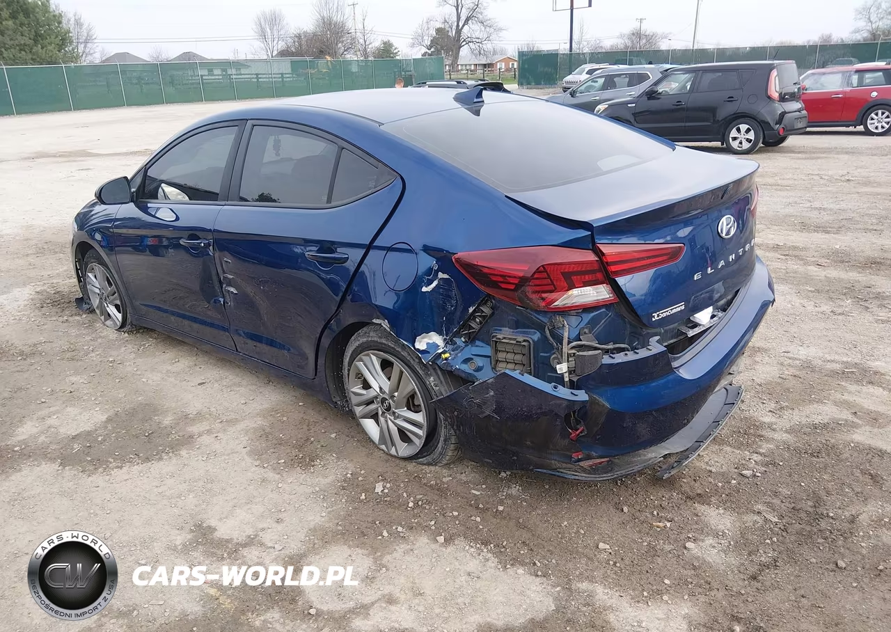 2020 Hyundai Elantra Sel VIN:5NPD84LF7LH532287 - 3