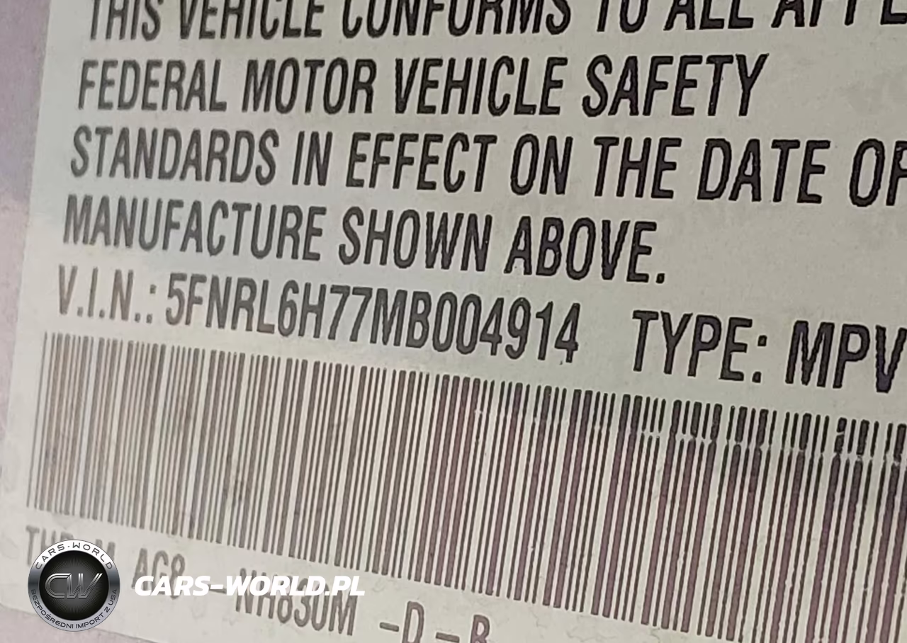 2021 Honda Odyssey Ex-L VIN:5FNRL6H77MB004914 - 9