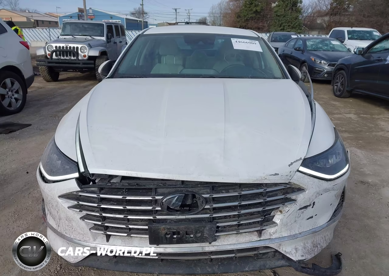 2022 Hyundai Sonata Hybrid Blue VIN:KMHL24JJ7NA049800 - 6