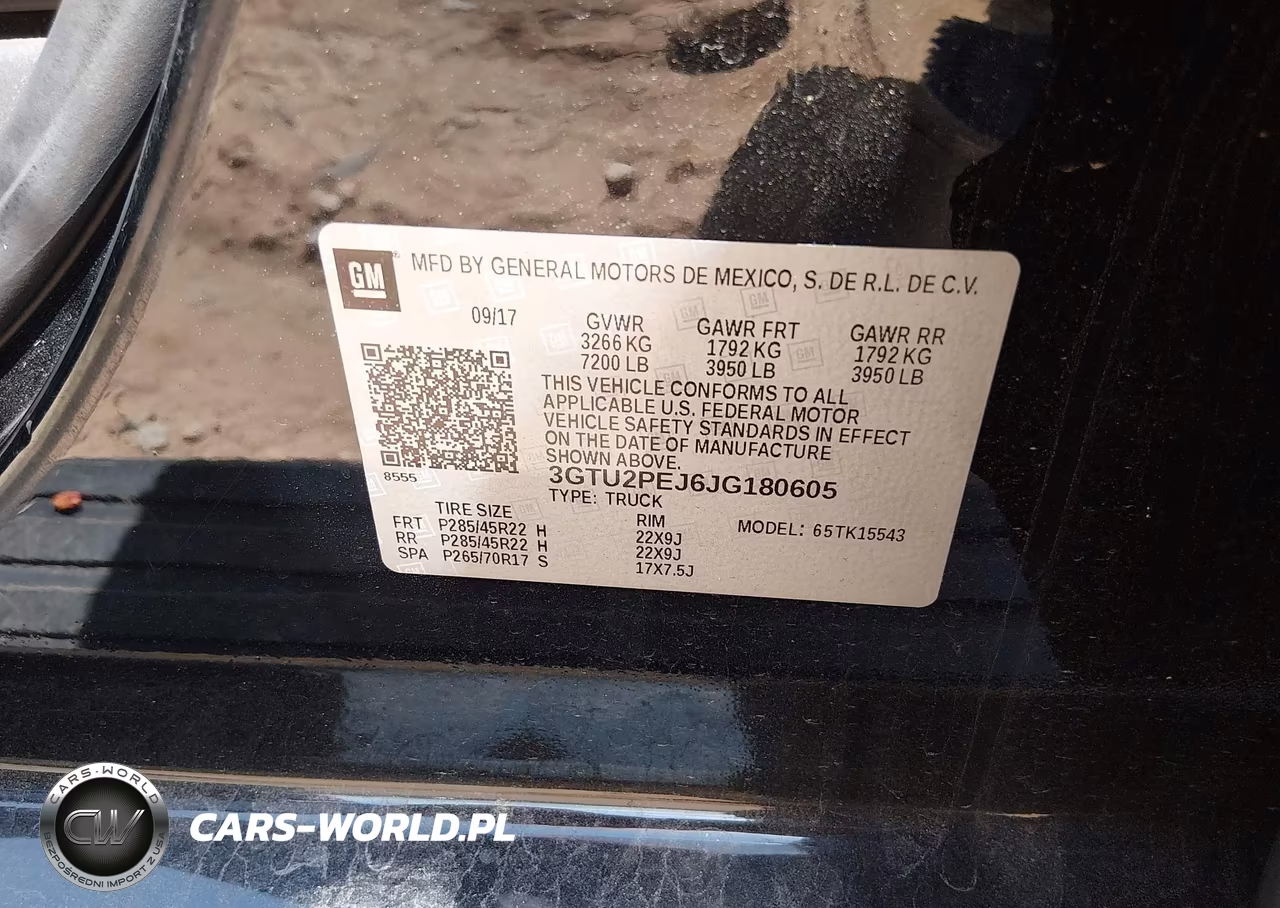 2018 GMC Sierra 1500 Denali VIN:3GTU2PEJ6JG180605 - 9