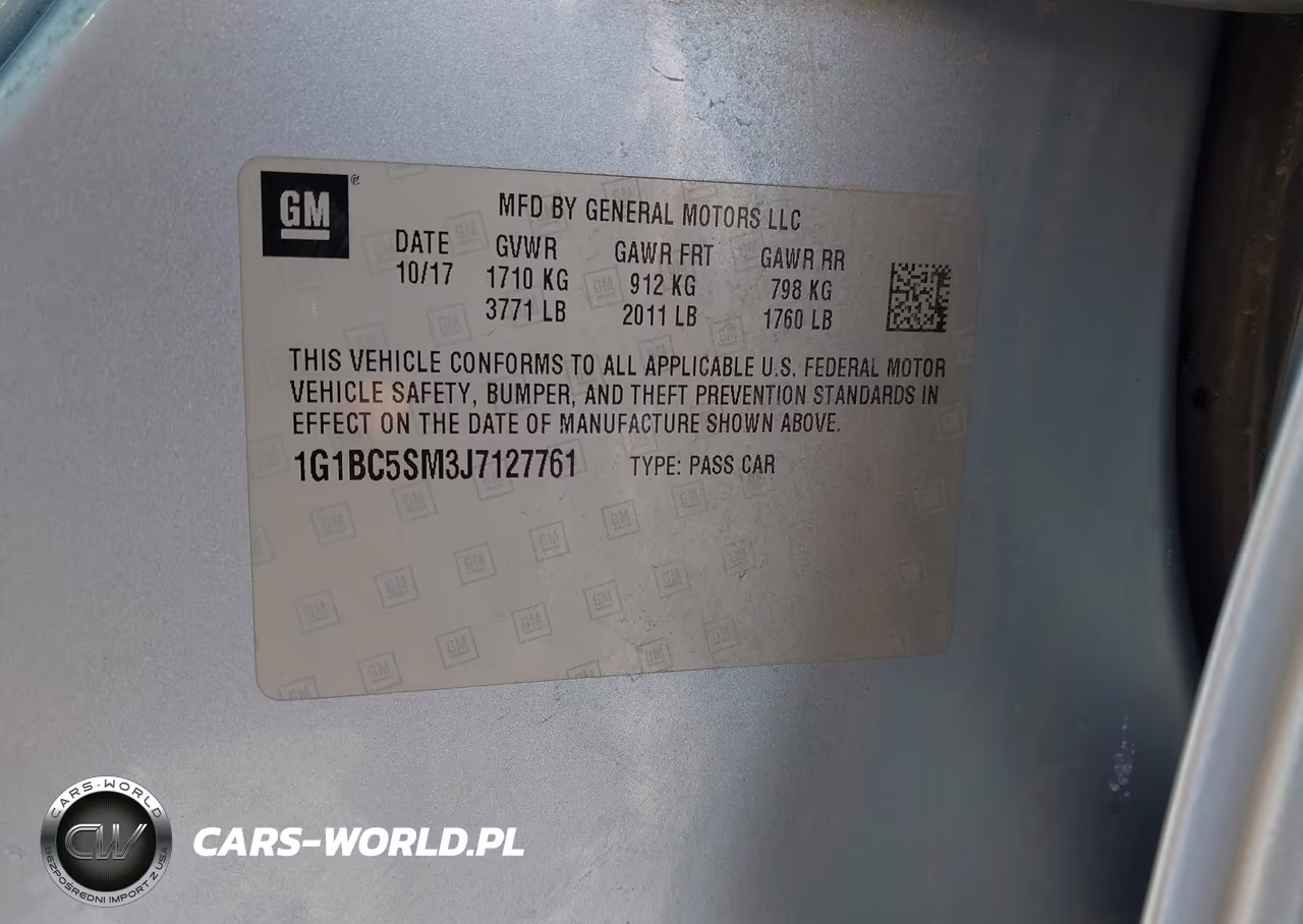 2018 Chevrolet Cruze Ls Auto VIN:1G1BC5SM3J7127761 - 9