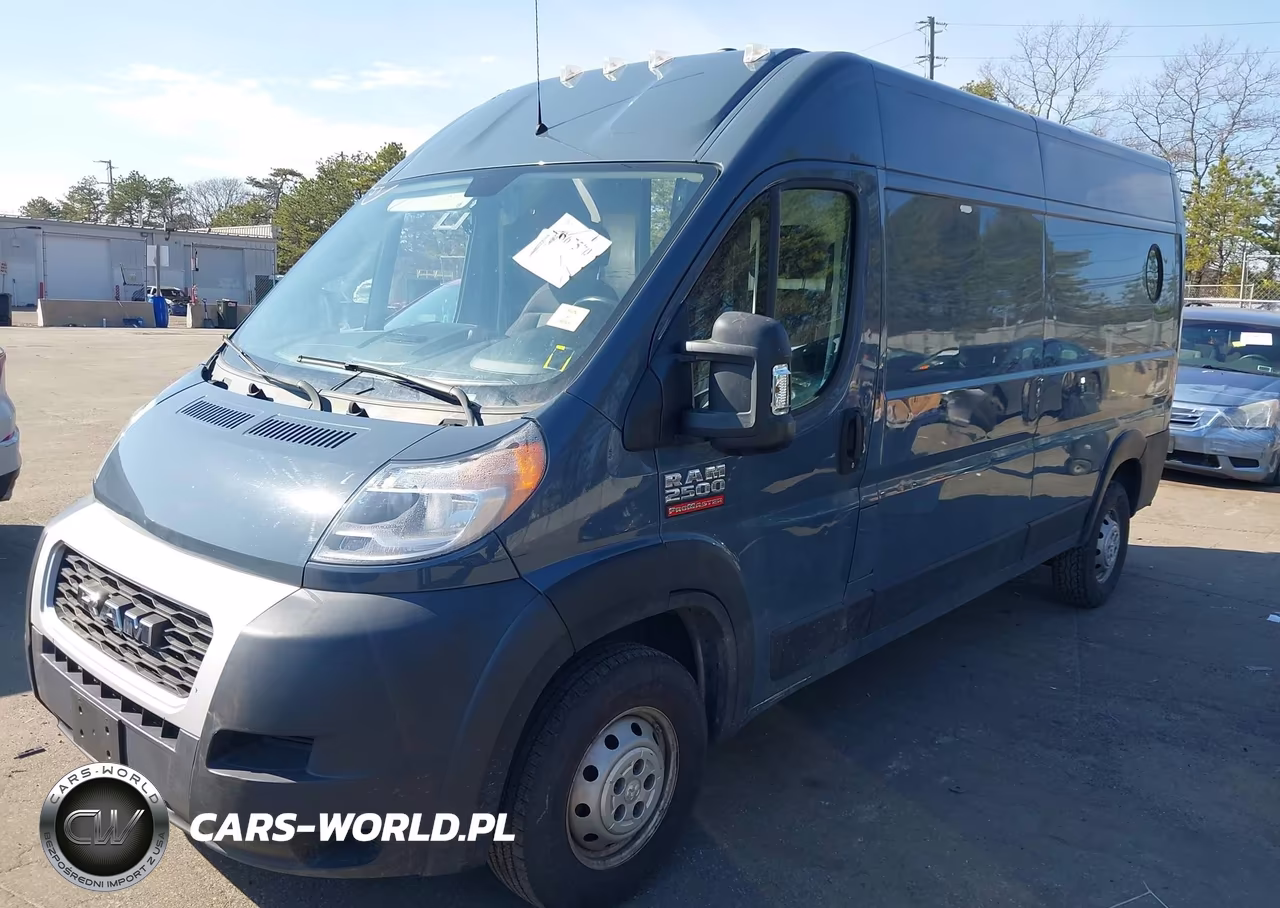 2019 Ram Promaster 2500 High Roof 159 Wb VIN:3C6TRVDG0KE518117 - 2