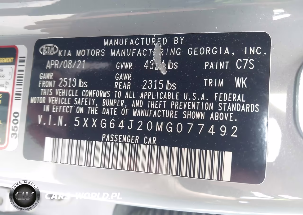 2021 Kia K5 Gt-Line VIN:5XXG64J20MG077492 - 9