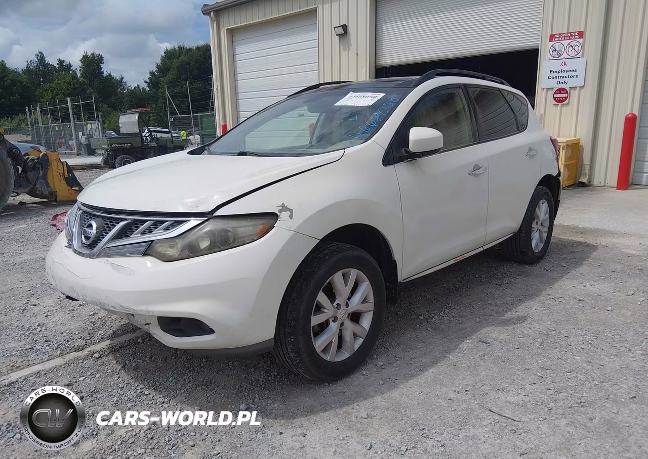2013 Nissan Murano Sl VIN:JN8AZ1MU5DW211599 - 2