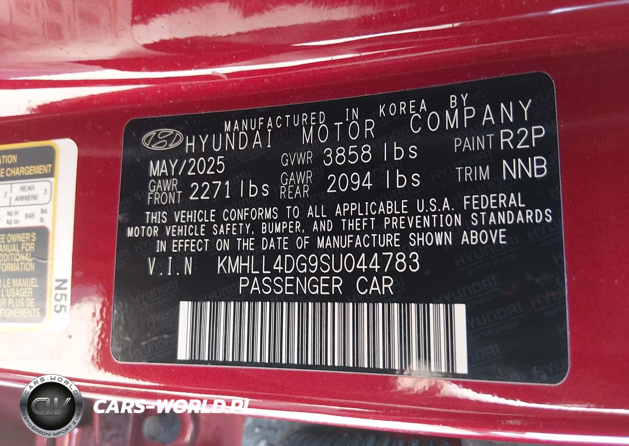 2025 Hyundai Elantra Se VIN:KMHLL4DG9SU044783 - 9