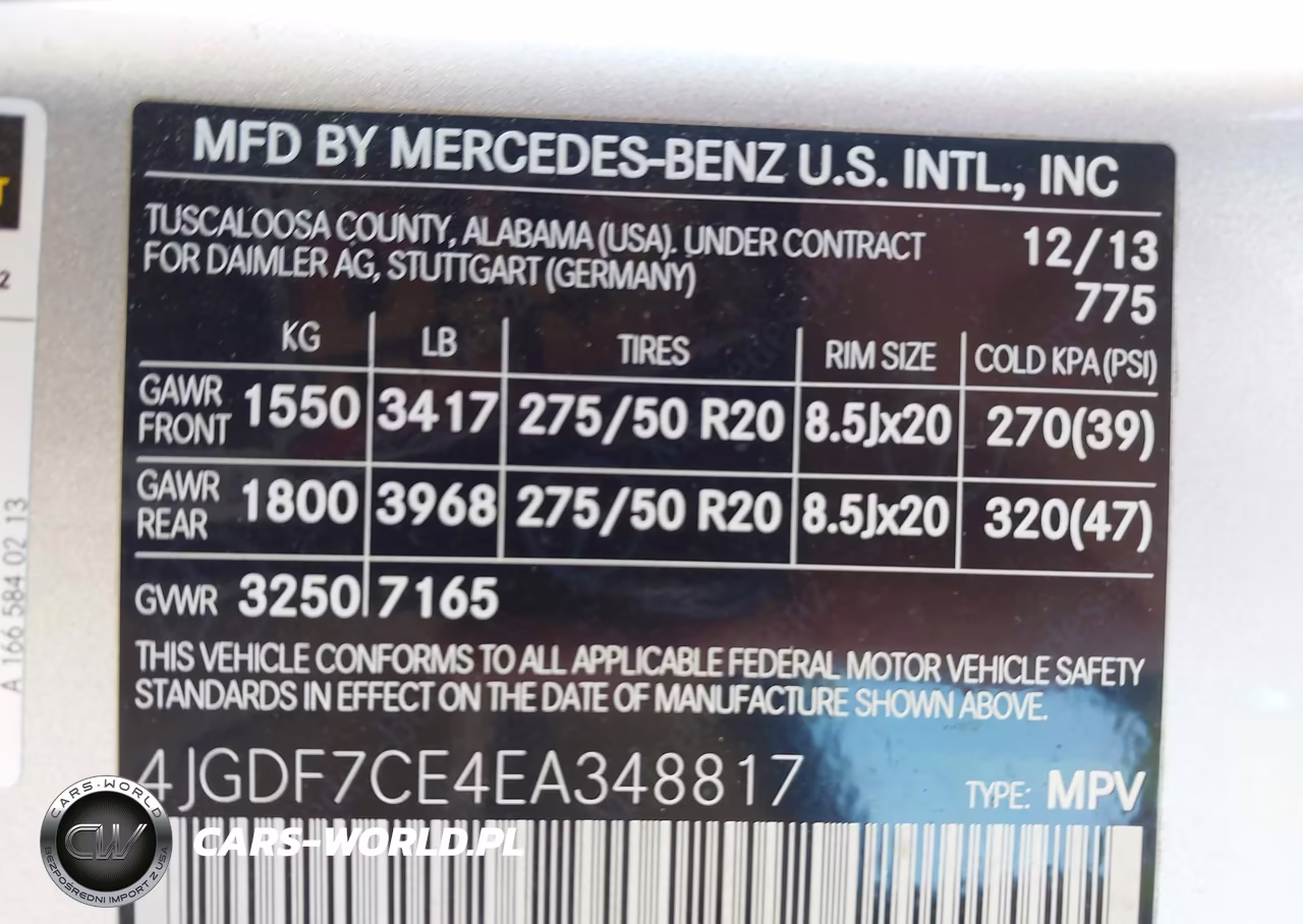 2014 Mercedes-Benz Gl 450 4Matic VIN:4JGDF7CE4EA348817 - 9