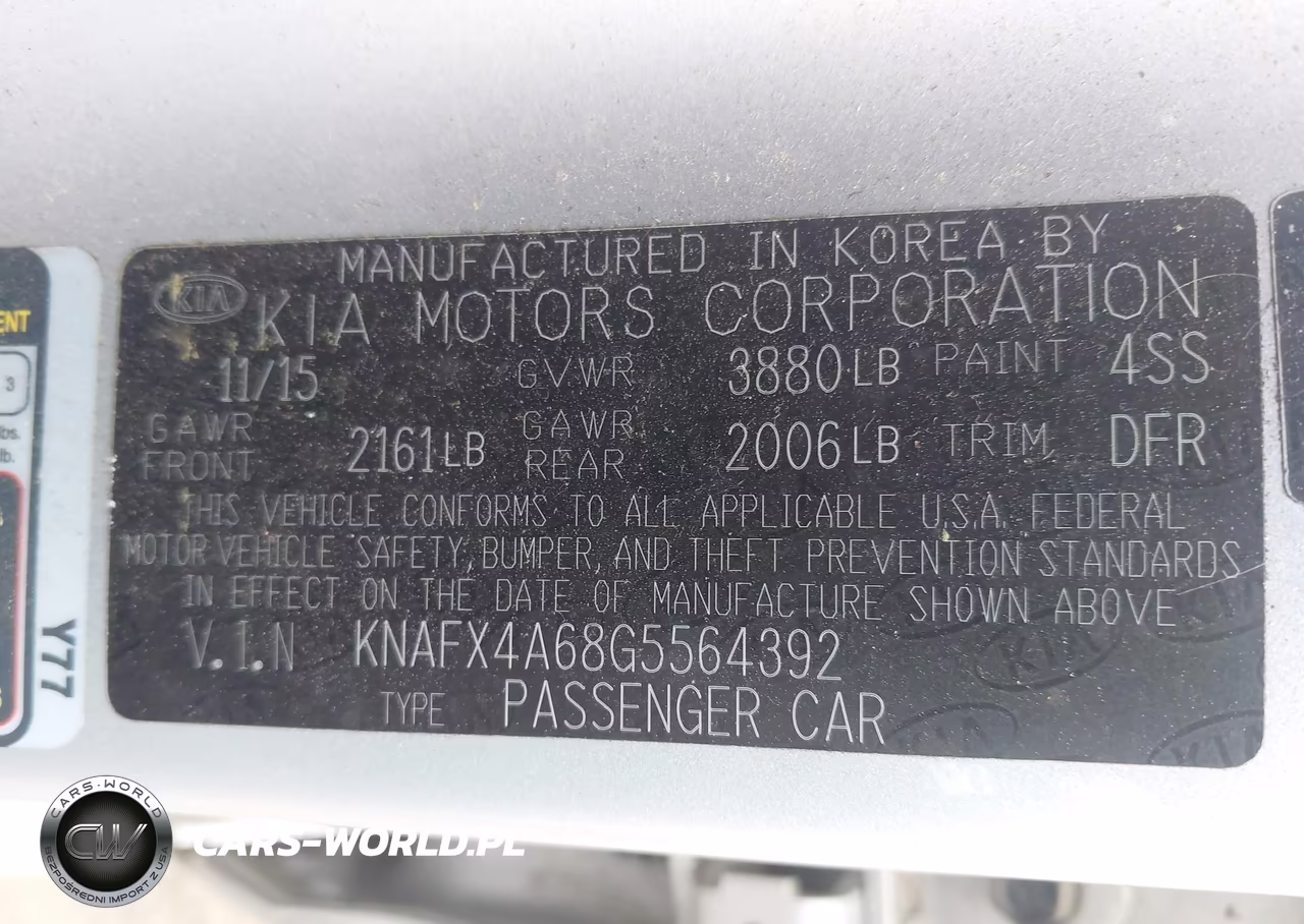 2016 Kia Forte Lx VIN:KNAFX4A68G5564392 - 9