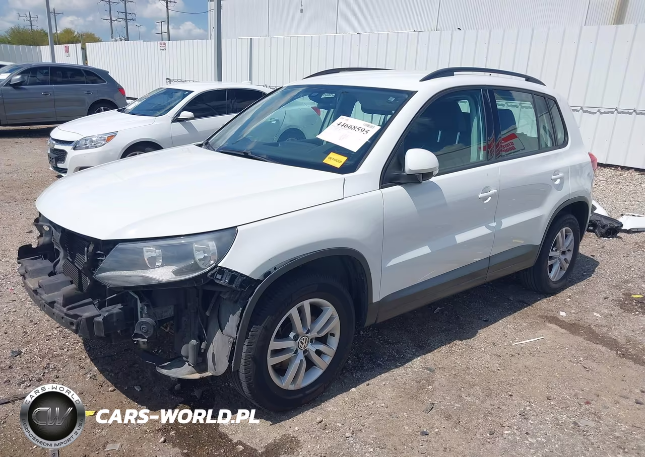 2016 Volkswagen Tiguan S VIN:WVGAV7AX2GW583569 - 2