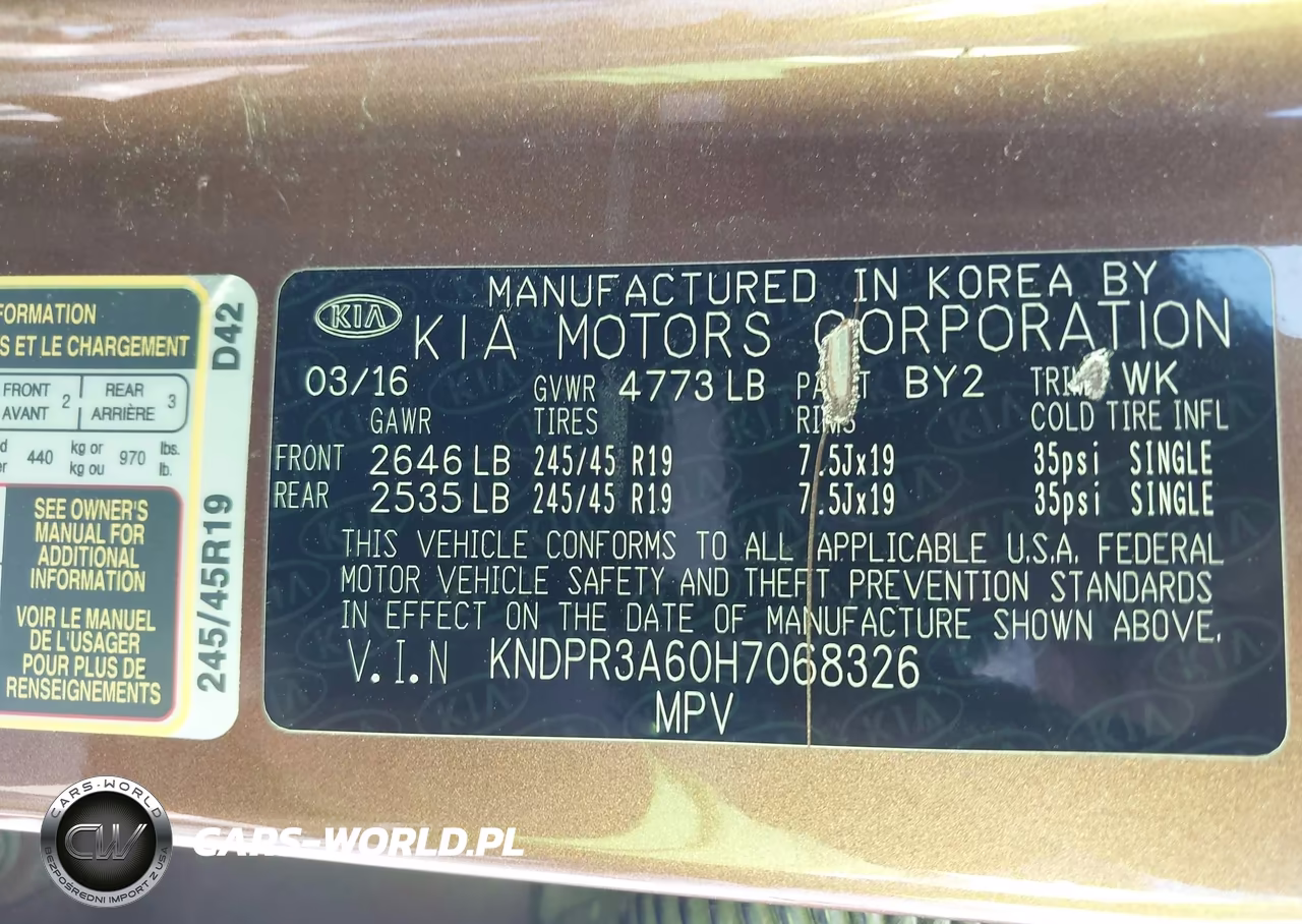 2017 Kia Sportage Sx Turbo VIN:KNDPR3A60H7068326 - 9