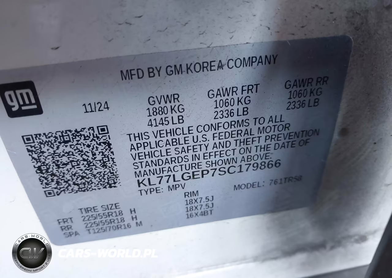 2025 Chevrolet Trax Fwd 1Rs VIN:KL77LGEP7SC179866 - 9