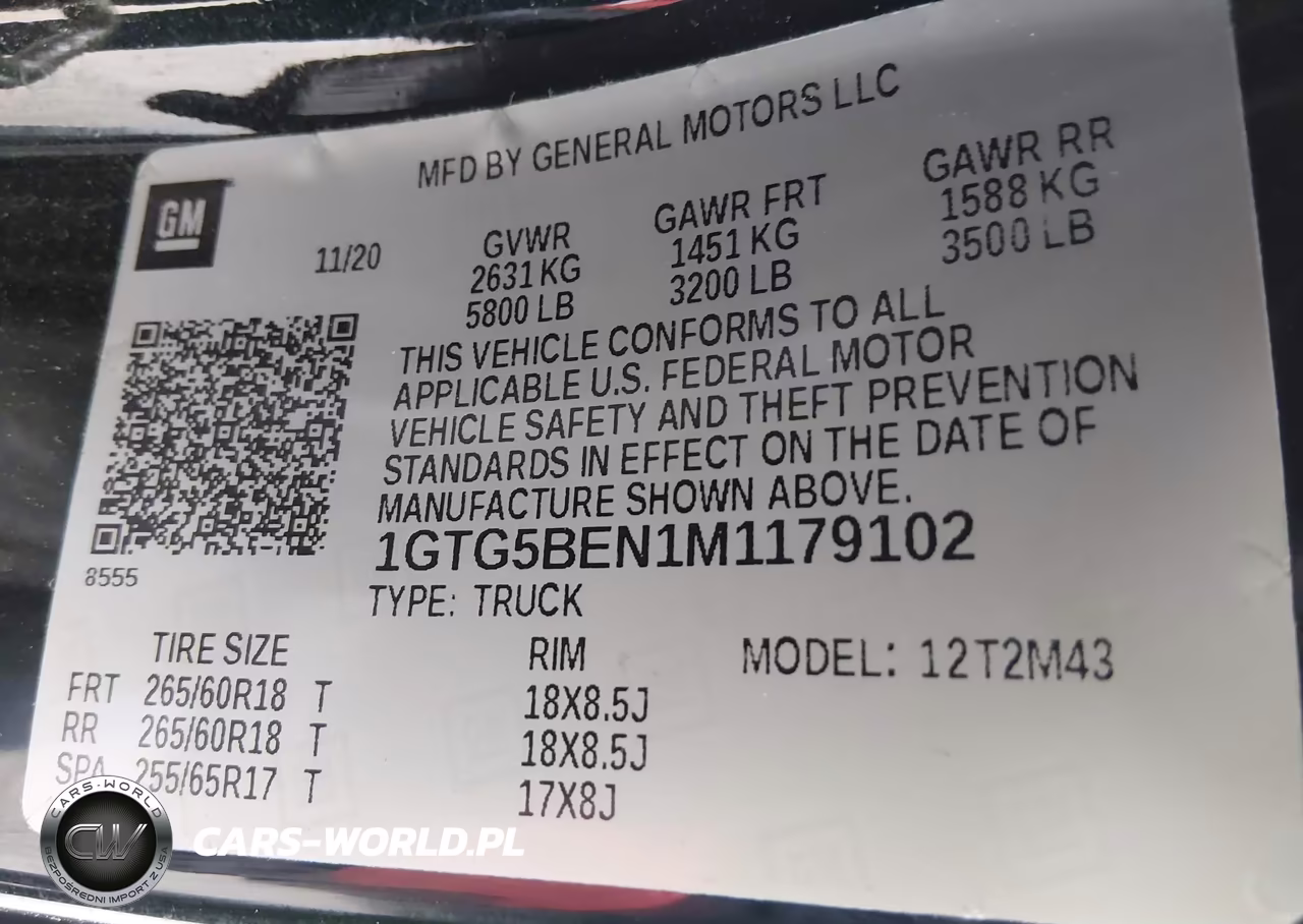 2021 GMC Canyon 2Wd Short Box Elevation Standard VIN:1GTG5BEN1M1179102 - 9