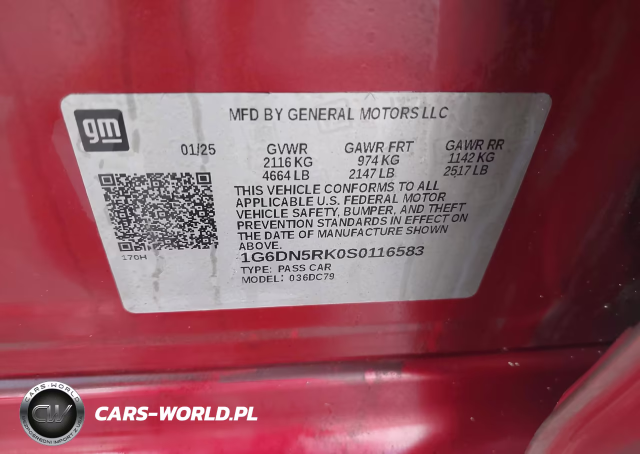2025 Cadillac Ct5 Premium Luxury Rwd VIN:1G6DN5RK0S0116583 - 9
