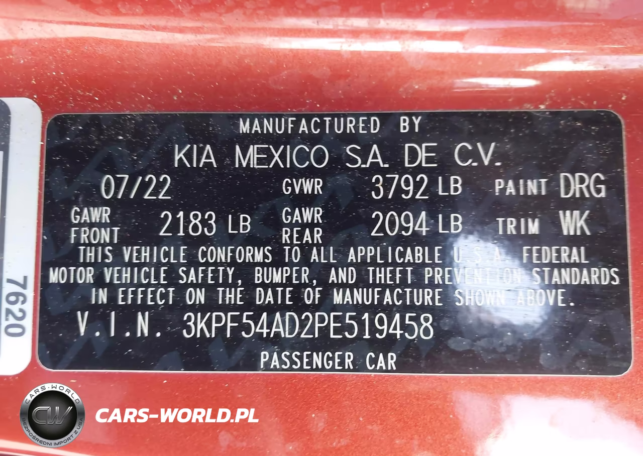 2023 Kia Forte Gt-Line VIN:3KPF54AD2PE519458 - 9